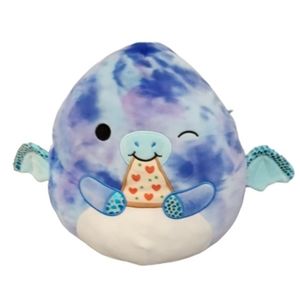 Sqishmallow Talib the Pterodactyl with Pizza 12"